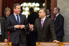 Orbán-Cameron találkozó - Forrás: Orbán Viktor közszereplő