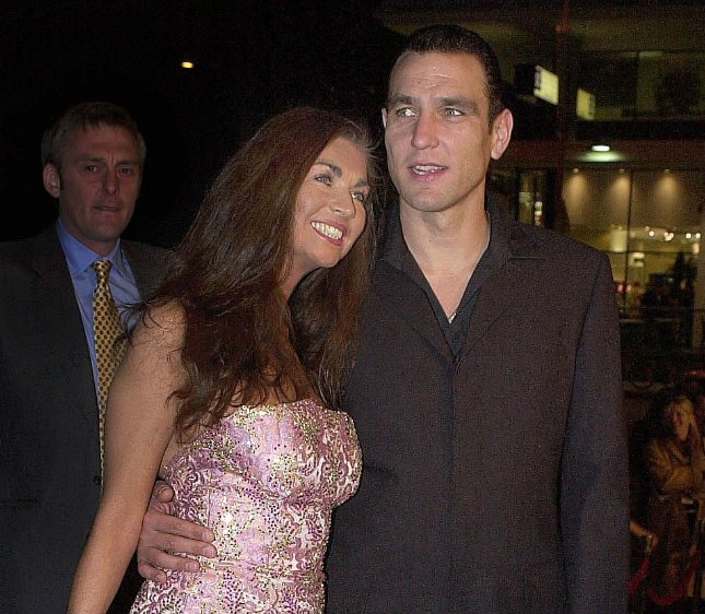 Tanya és Vinnie Jones a Blöff premierjén, Hollywoodban