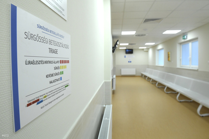 Váróterem a Jahn Ferenc Dél-pesti Kórházban
