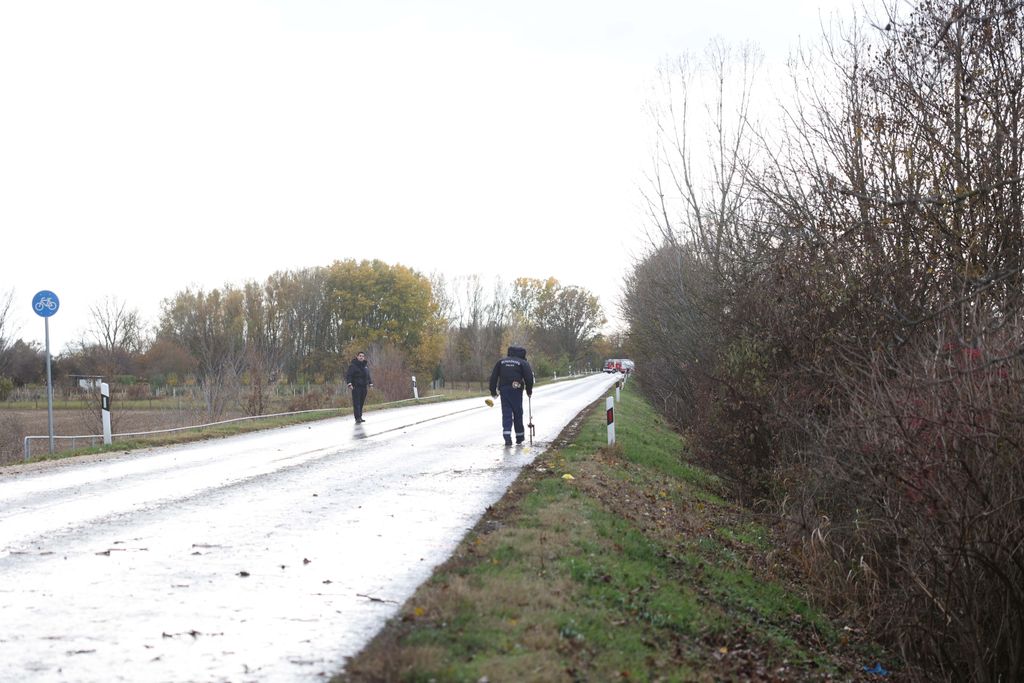 20251117_Tolna_Baleset_Fának csapódott egy autó Tolna közelében: egy embert a tűzoltók szabadítanak ki_ Foto:Mártonfai Dénes_Tolnai Népújság_MD_TN