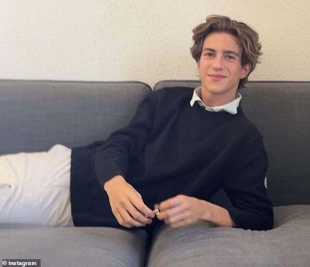 Tristan Pidoux (seen here in a photo shared by his family) had been thought missing following the bar fire - before his family had their worst fears confirmed on Saturday